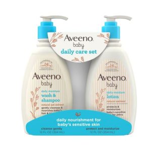 aveeno wash shampoo & lotion