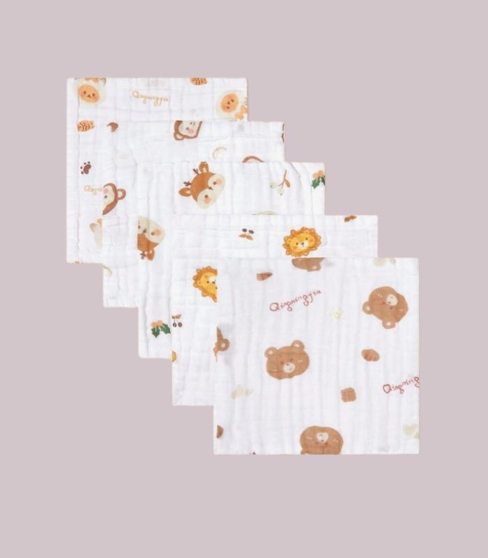 baby muslin face towel