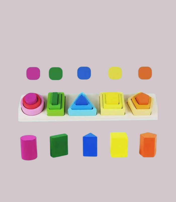 wooden activity toy