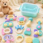 baby silicone teether toys