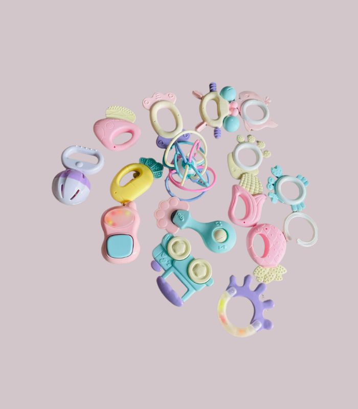 baby silicone teether toys