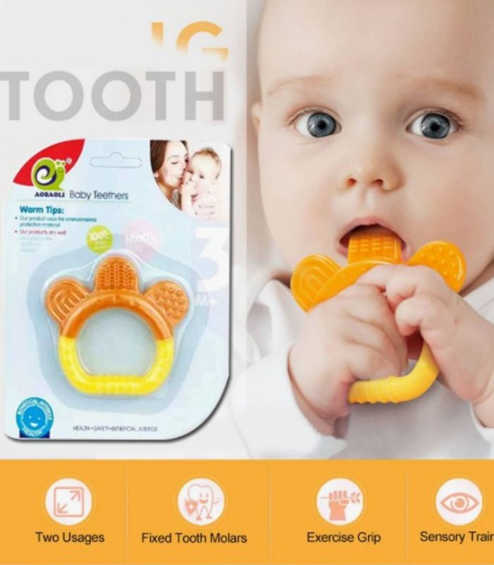 baby silicone teether toys