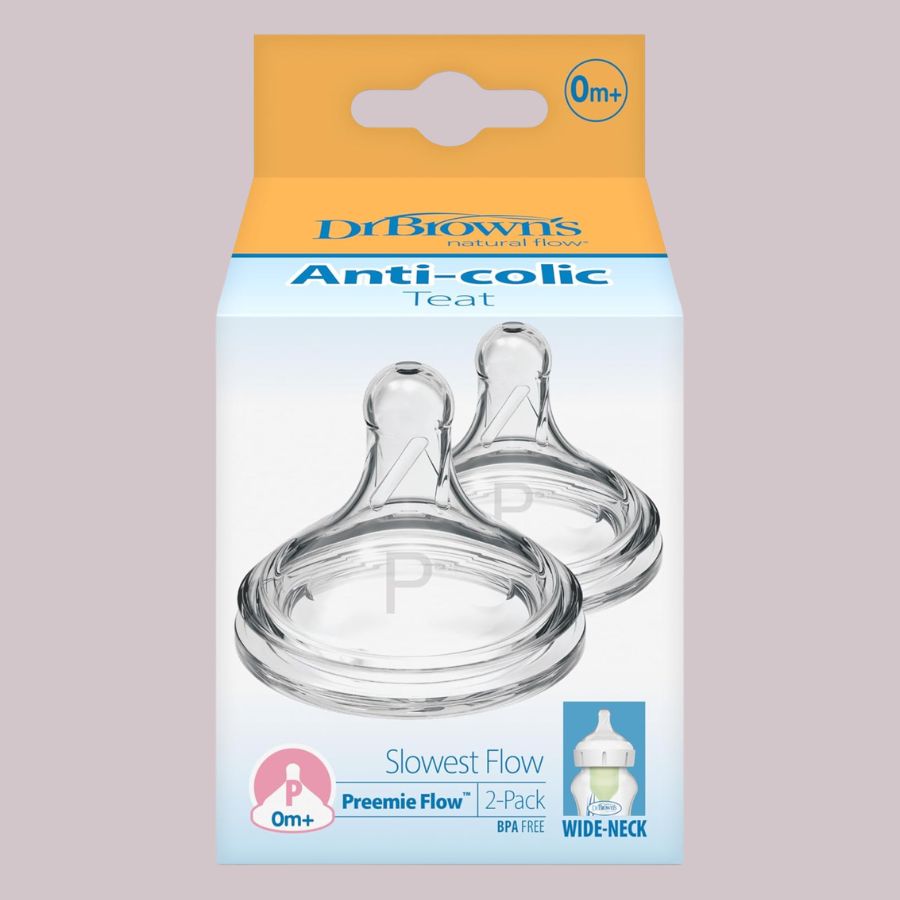 dr brown's wide neck premie nipple