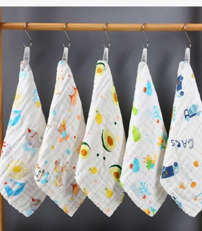 newborn muslin face towel
