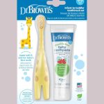 dr brown's toothbrush and toothpaste set