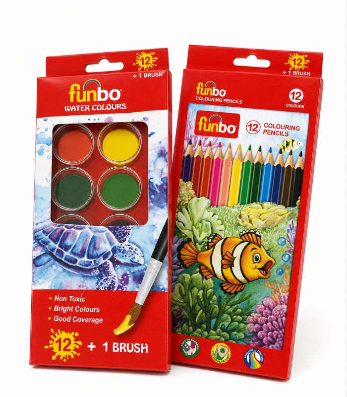 Colouring Pencils & Water Colours