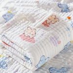 Newborn Muslin Bath Towel & Swaddle Wrap